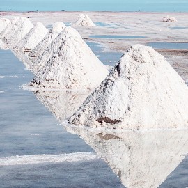 Lithiumcarbonat-Abbau in Solen